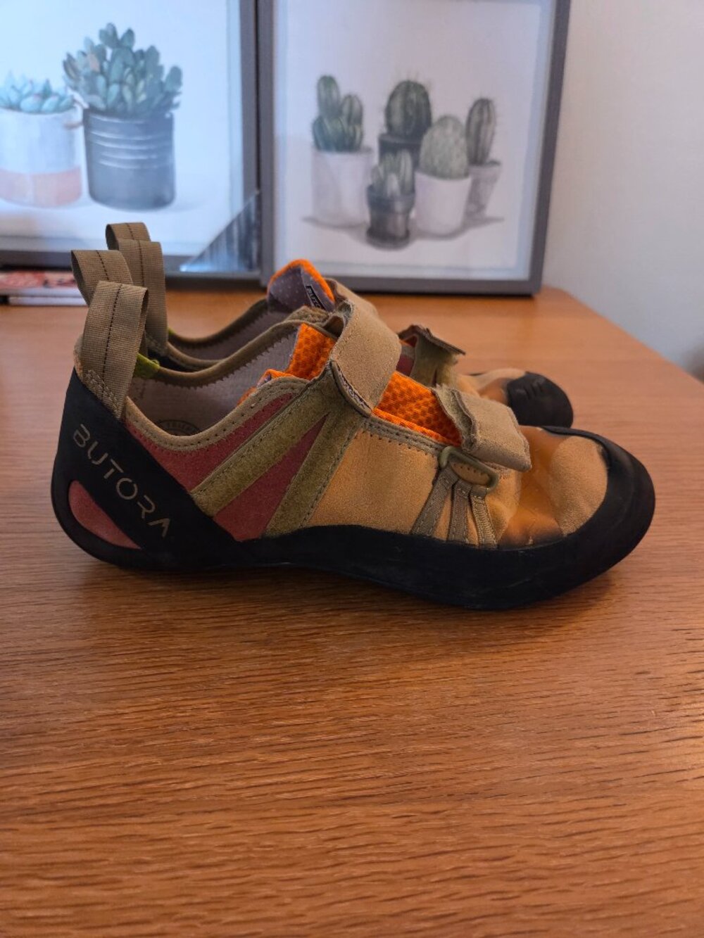 Cute women's rock climbing shoes sz 10 (recommend for women's sz 9)